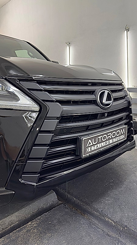 LEXUS LX570 решетка радиатора антихром покраска полировка керамика